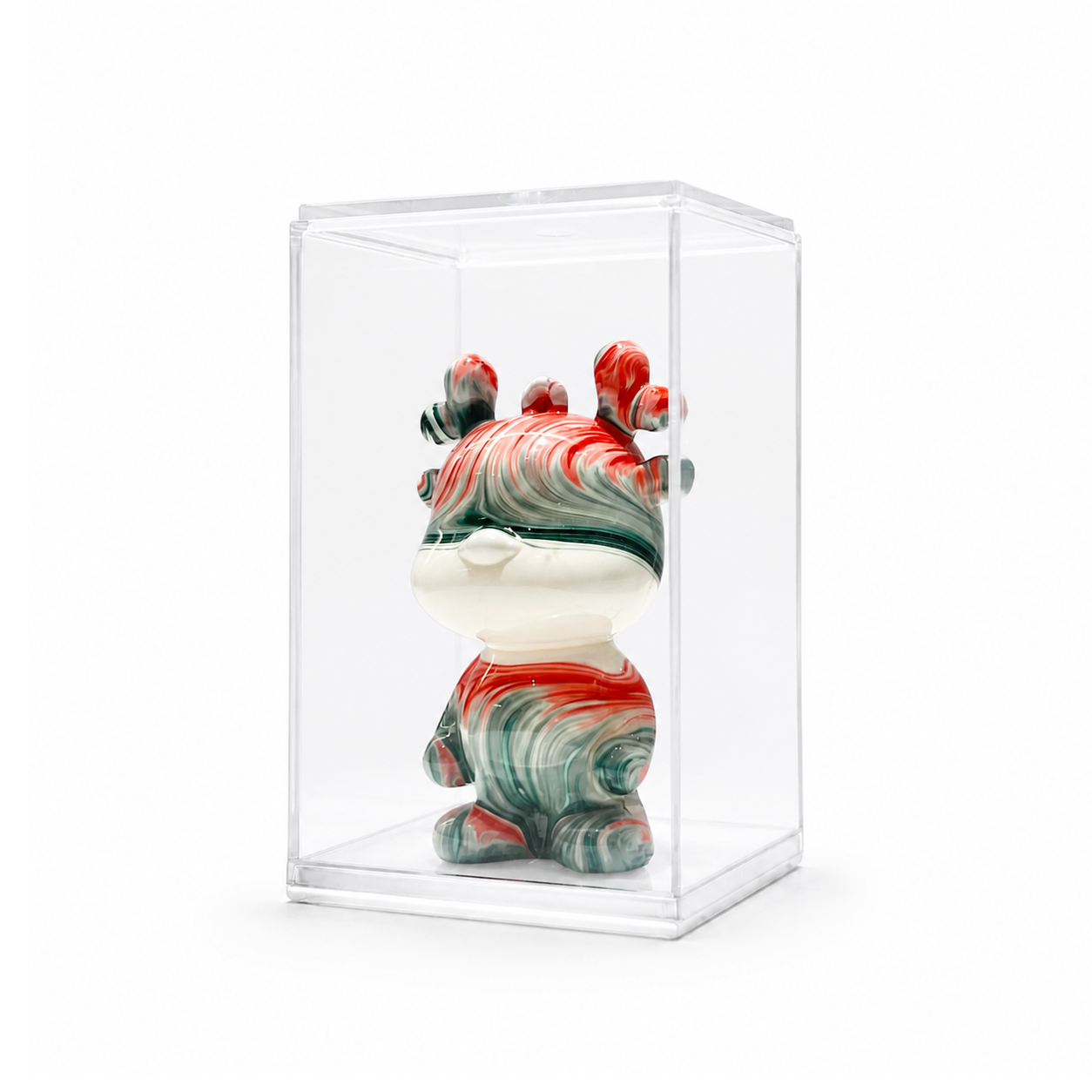 Mini Dragon 72, handmade Mini Dragon in a clear acrylic display box by Fendooy