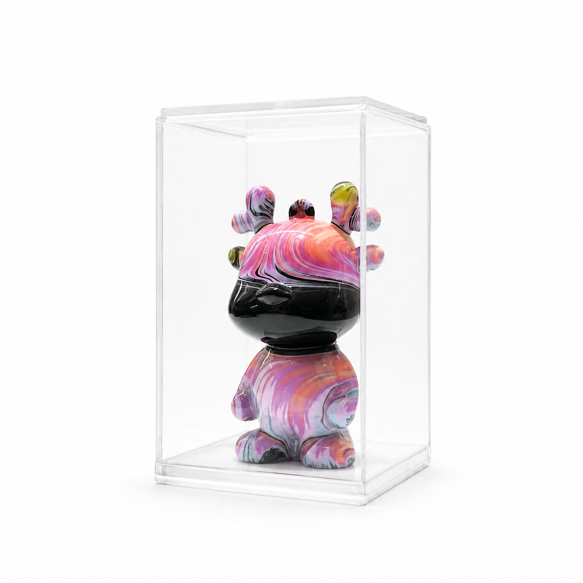 Mini Dragon 75, handmade Mini Dragon in a clear acrylic display box by Fendooy