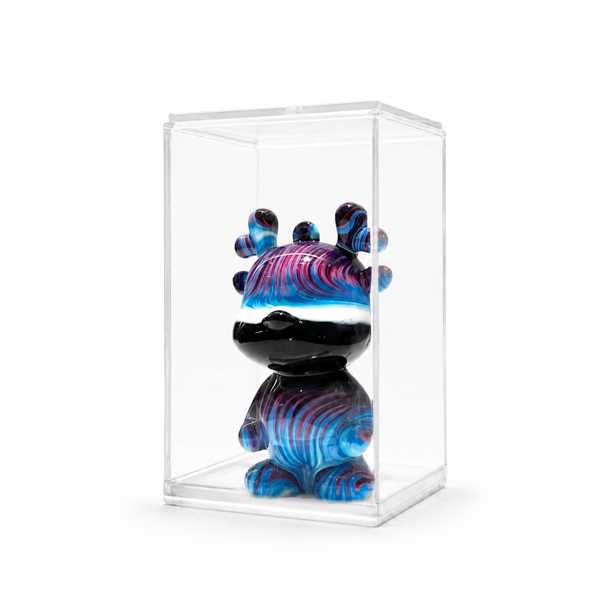 Mini Dragon 76, handmade Mini Dragon in a clear acrylic display box by Fendooy