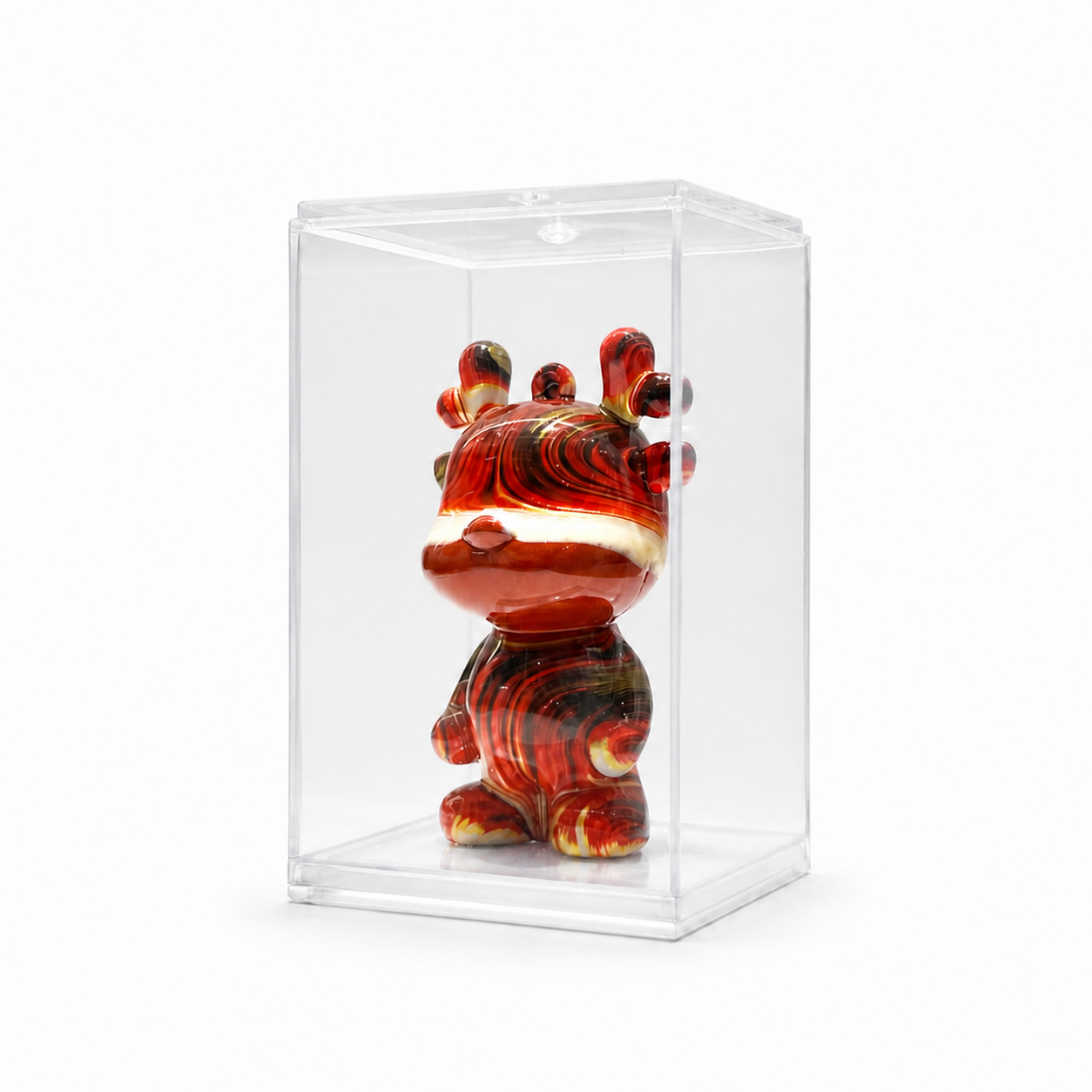 Mini Dragon 82, handmade Mini Dragon in a clear acrylic display box by Fendooy