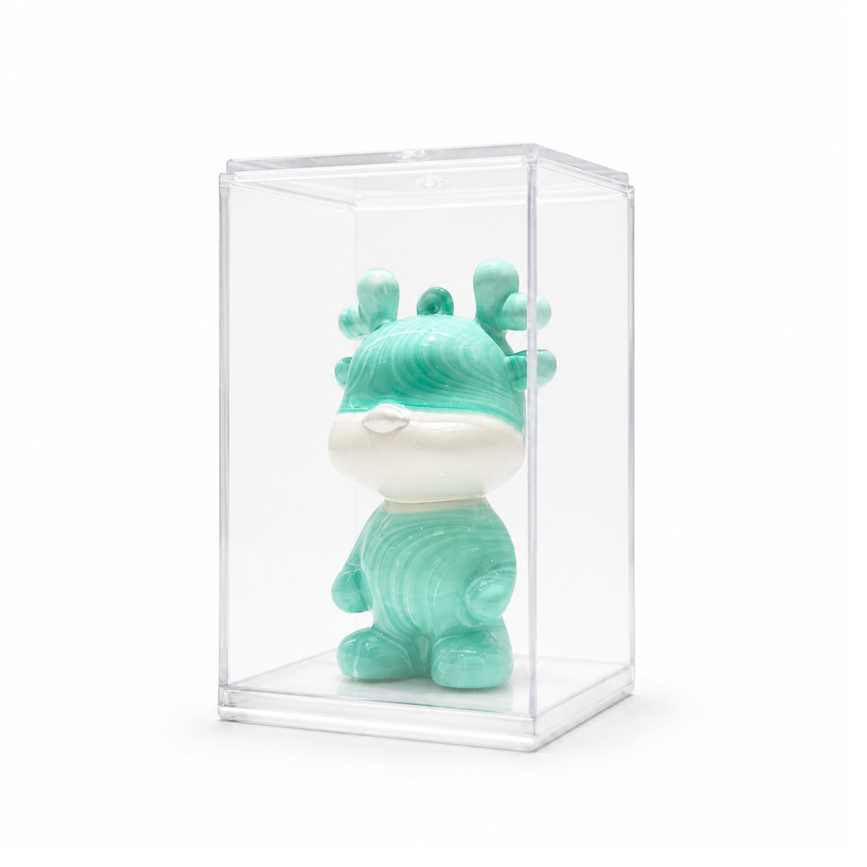Mini Dragon 89, handmade Mini Dragon in a clear acrylic display box by Fendooy